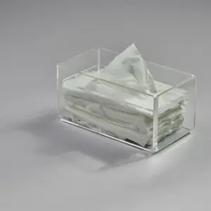 Clear Bended Tissue Box